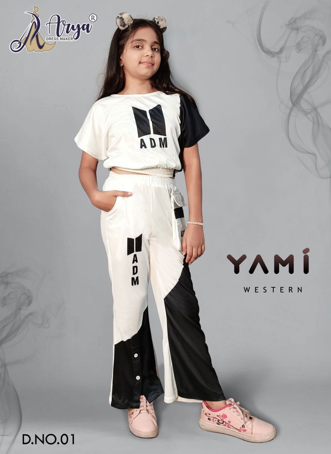 Yami By Arya Lycra Western Girls Wear Catalog